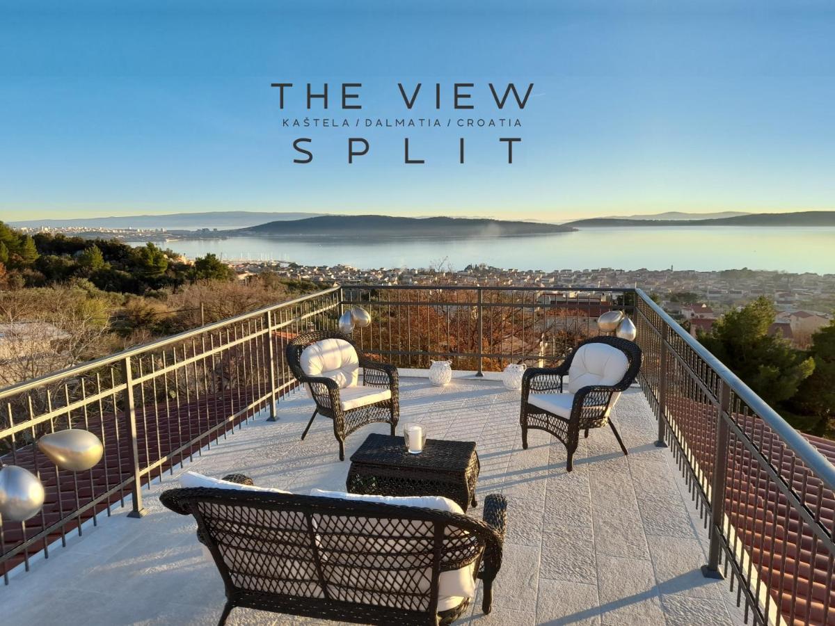 The View Split. Highlight With Roof-Top-Terrace And Pool Kaštela Exteriér fotografie