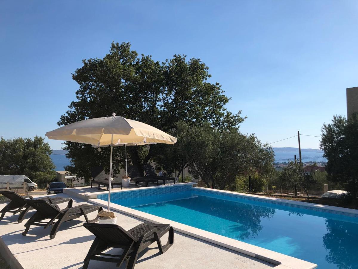 The View Split. Highlight With Roof-Top-Terrace And Pool Kaštela Exteriér fotografie