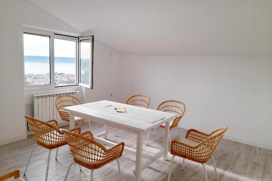 The View Split. Highlight With Roof-Top-Terrace And Pool Kaštela Exteriér fotografie